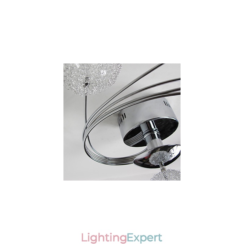 Ceiling Light Modern Living Bulbs Included 6 Lights