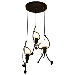 Modern Pendant Light Creative Little Man Shape Lamp Individual Home Light