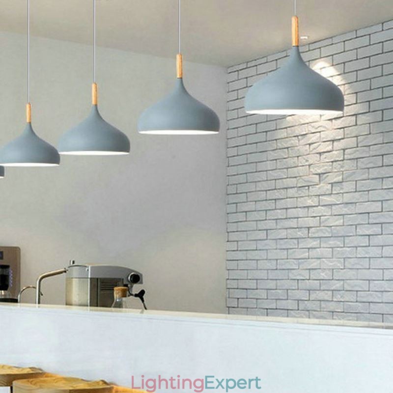 Modern Pendant Light Aluminum Macaron Lamp Home Adjustable Light