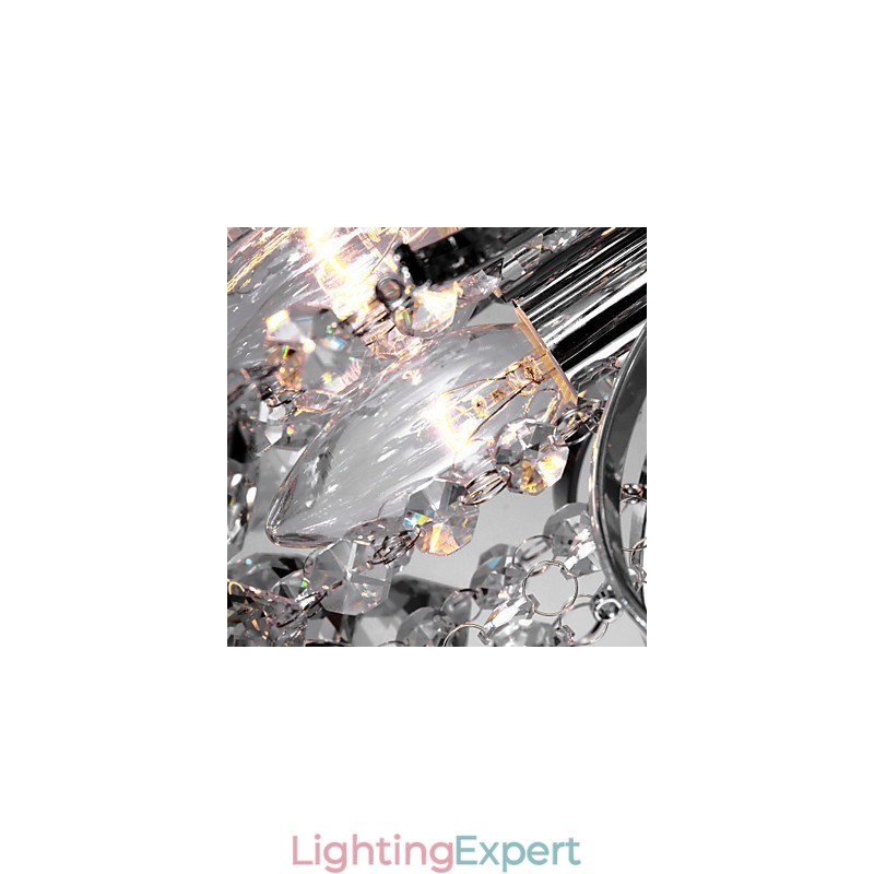 Chandelier Modern Crystal 3 Lights
