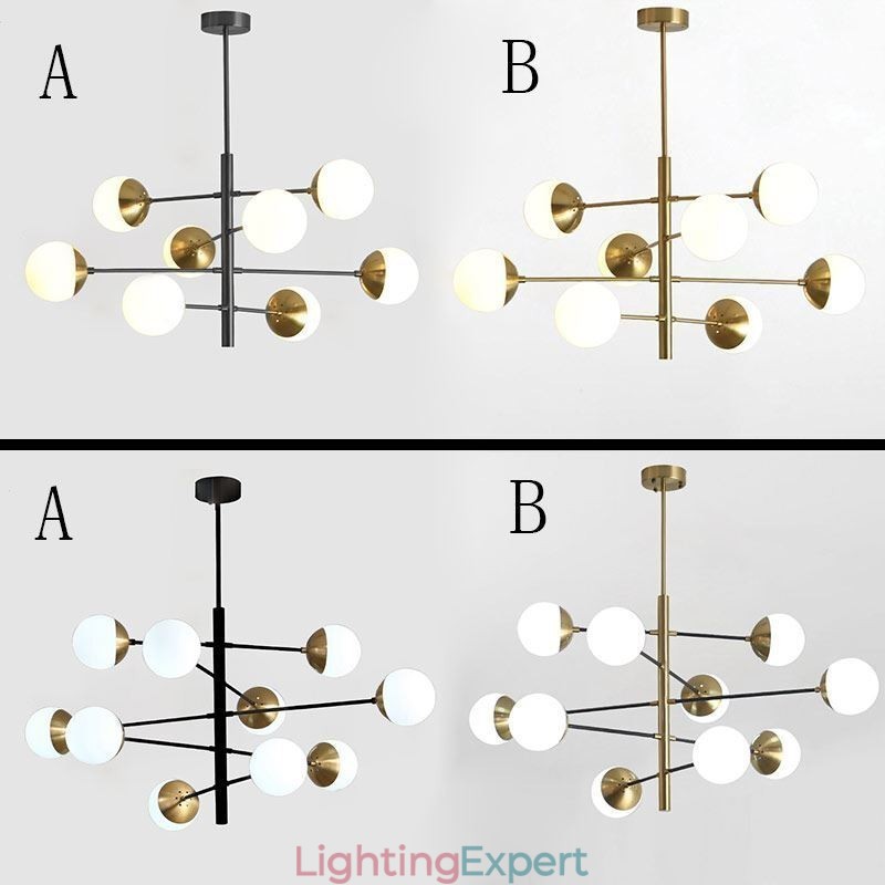 Contemporary Pendant Light Magic Bean Sputnik Chandelier Lamp