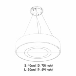 Modern Unique Pendant Light Round Lamp Simple Warmth Lighting Light