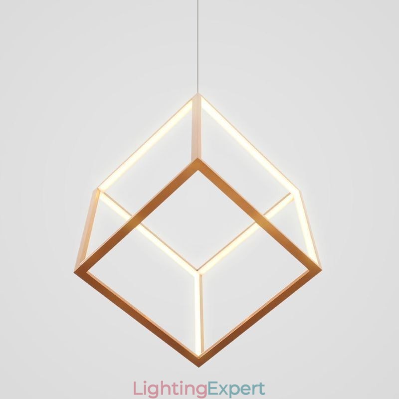 Postmodern Pendant Light Geometric Gold Hanging Light