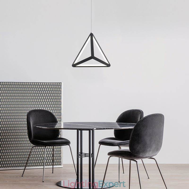 Postmodern Pendant Light Geometric Triangle Light Creative Lamp Lighting