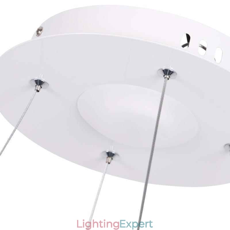 Modern Pendant Light Acrylic Circle Lamp 40cm