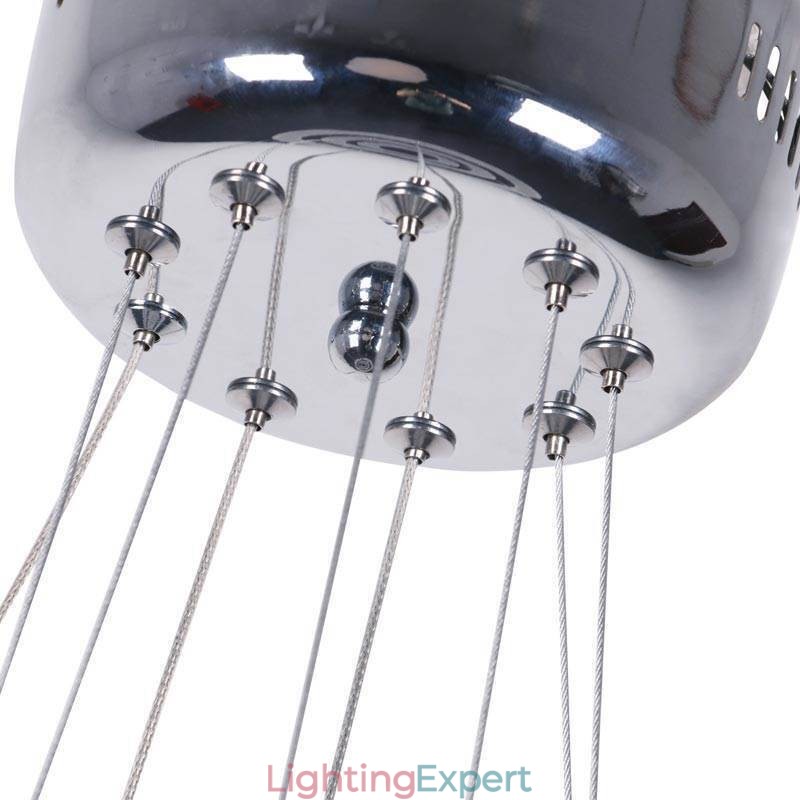 Modern Pendant Light Acrylic 3 Rings Lamp 40+30+20cm