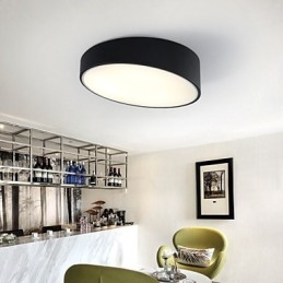Contemporary And Contracted Creative Cylindrical Wrought Iron Dome Light