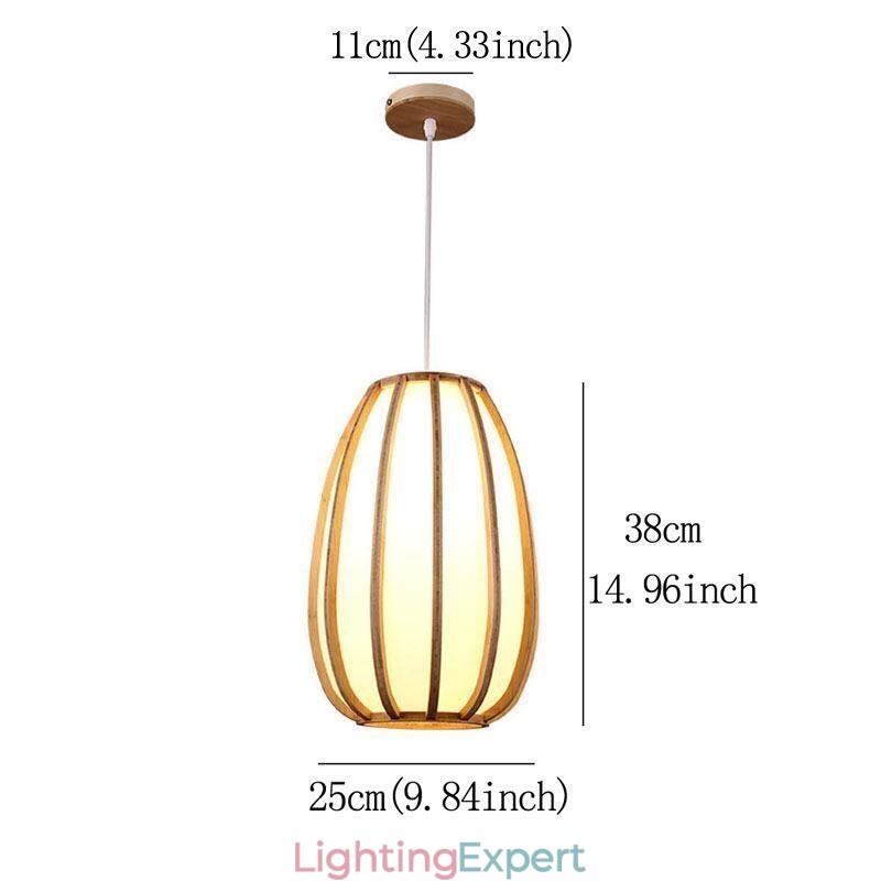 Visual Comfort Bamboo Pendant Light