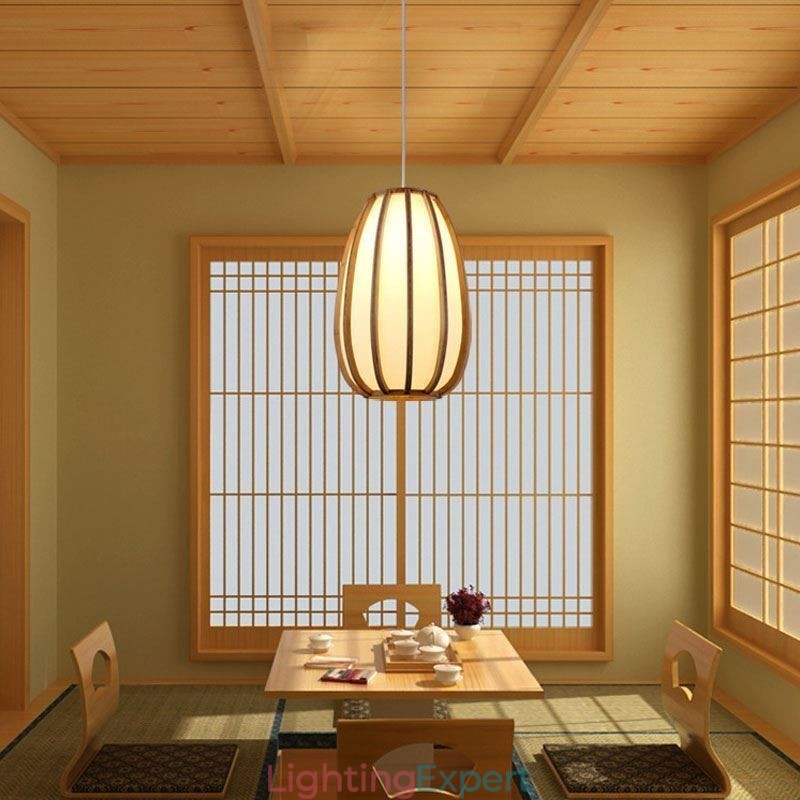 Visual Comfort Bamboo Pendant Light