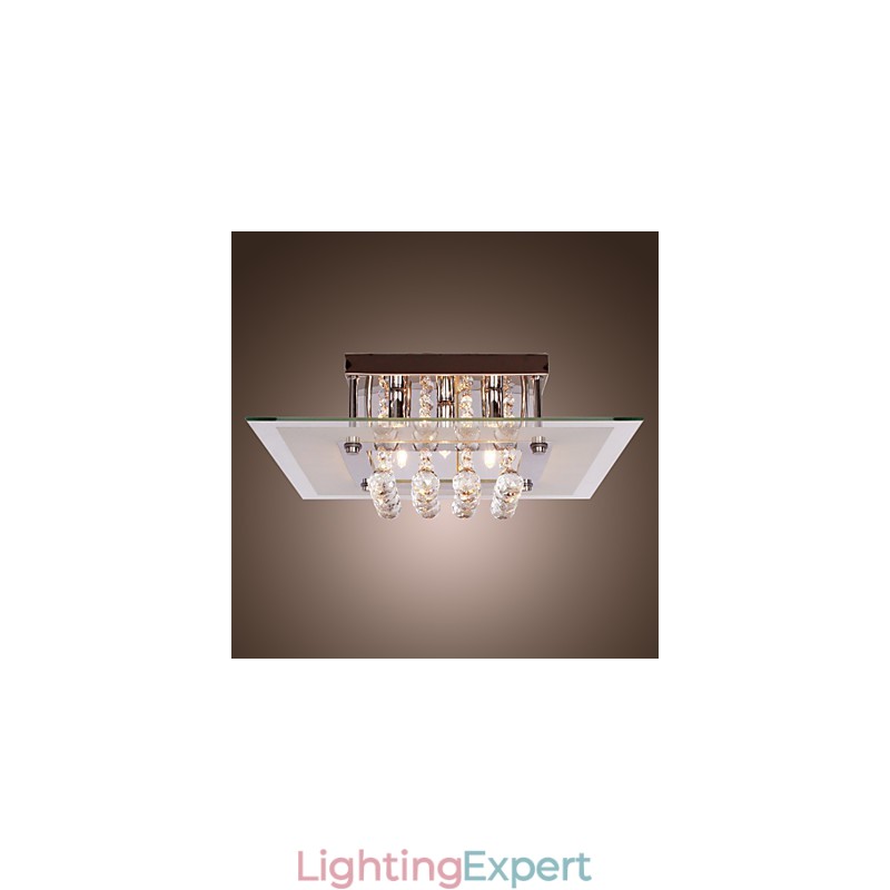 Ceiling Light Modern Crystal Living 5 Lights