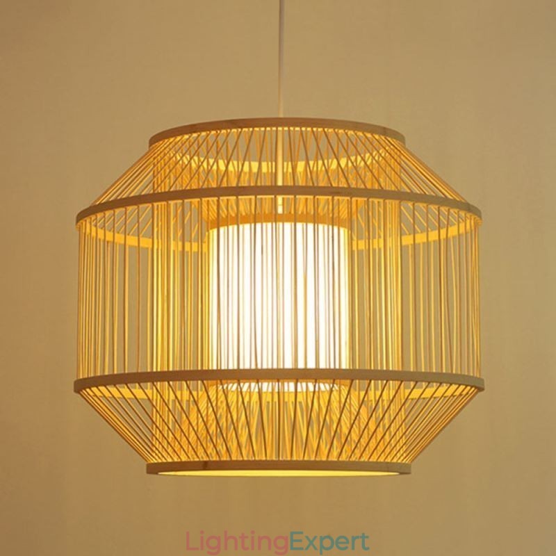 Lantern Bamboo Pendant Light Creative Japanese Pendant Light
