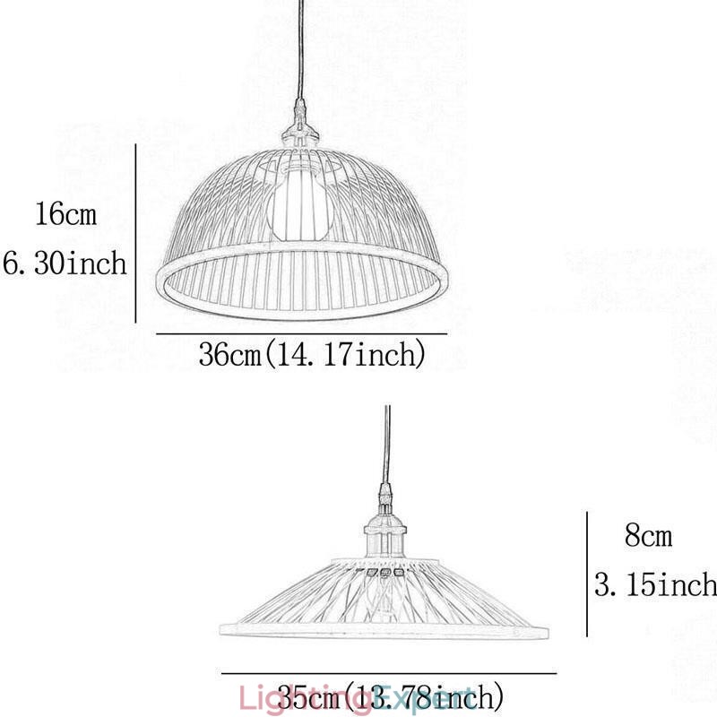 Dome Bamboo Pendant Light Hand Woven Pendant Light