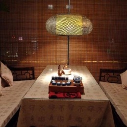 Decorative Bamboo Pendant Light Visual Comfort