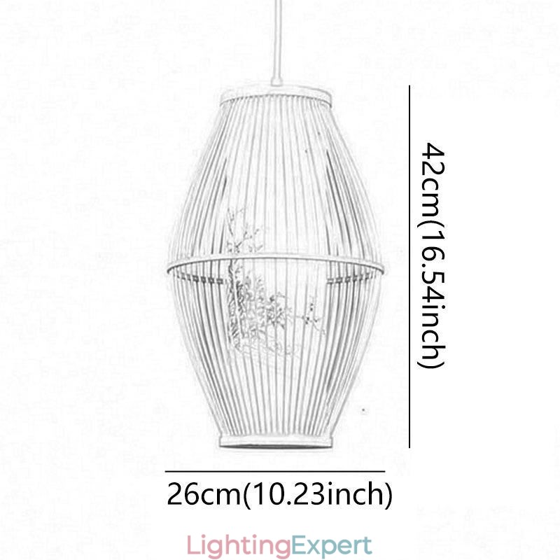 Classical Handmade Bamboo Pendant Light