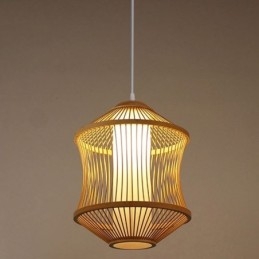 Visual Comfort Bamboo Cage Pendant Light