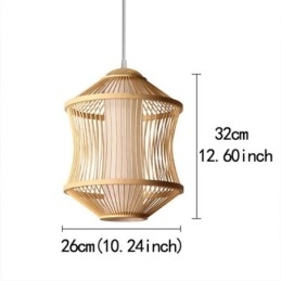 Visual Comfort Bamboo Cage Pendant Light