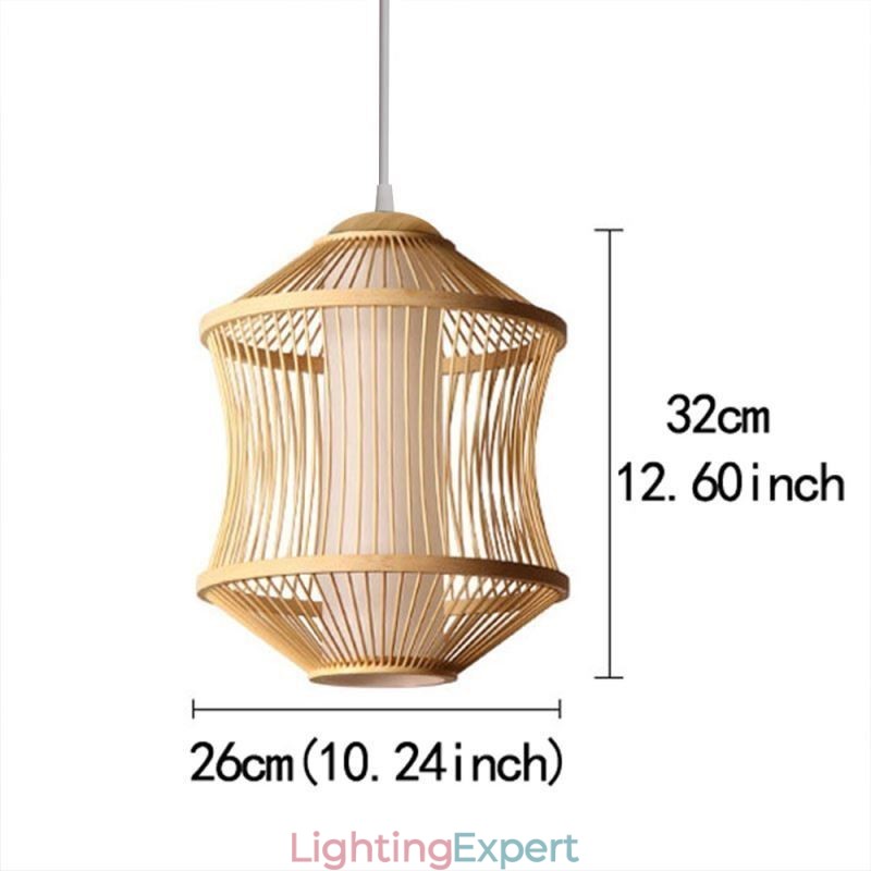 Visual Comfort Bamboo Cage Pendant Light