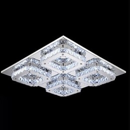 Modern Contemporary Electroplated Metal Flush Mount