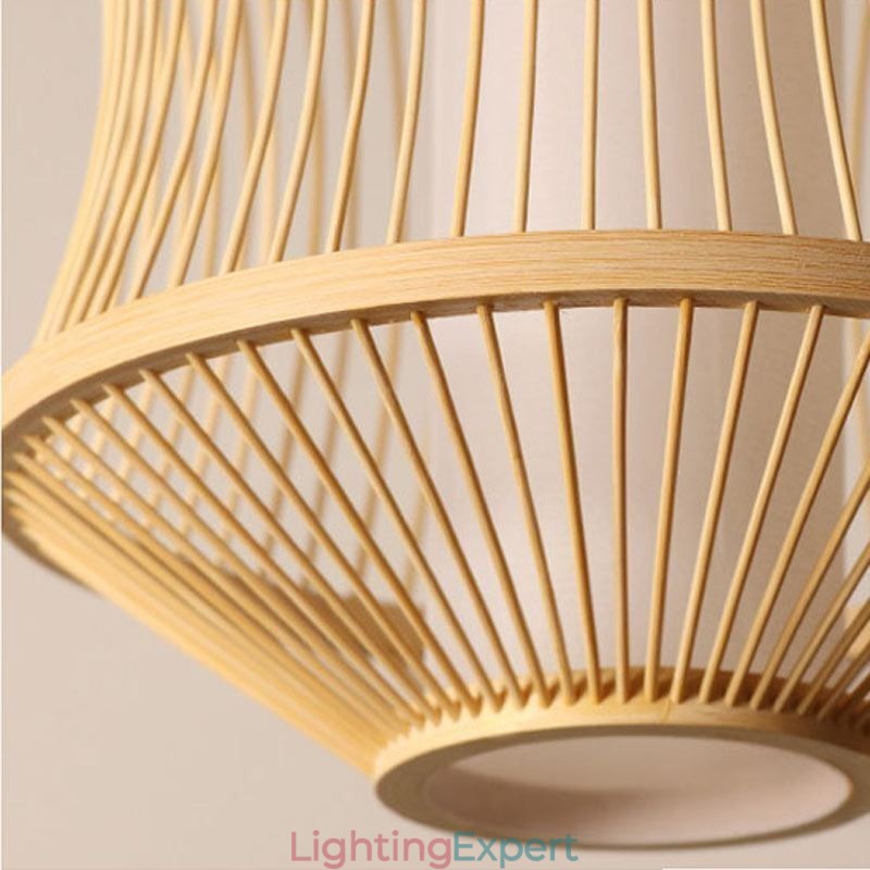 Visual Comfort Bamboo Cage Pendant Light