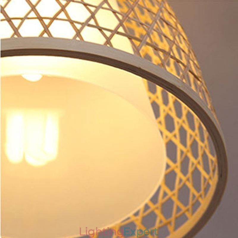 Visual Comfort Dome Bamboo Pendant Light