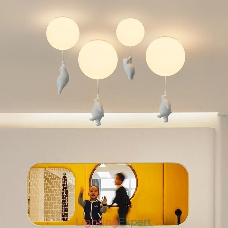 Nordic Ballon Ceiling Light Acrylic Pendant Light Kids Children