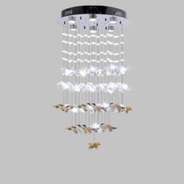 Nordic Pendant Light Creative Butterfly Glass Pendant Light