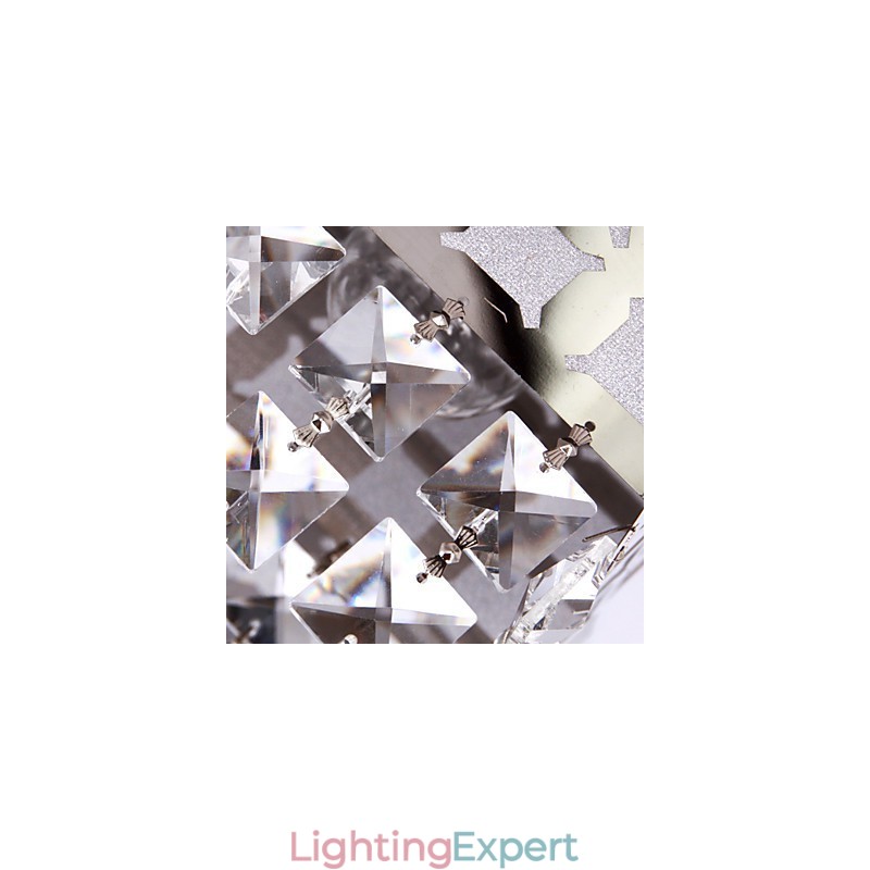 Chandelier Modern Crystal Stainless Living 4 Lights