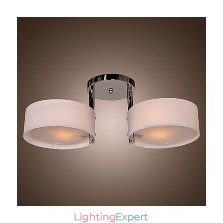 Modern Contemporary Chrome Metal Chandelier Flush Mount Modern Contemporary Chrome Metal Chandelier Flush Mount