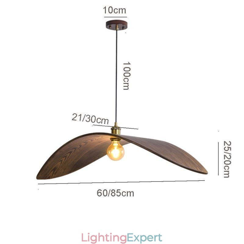 Solid Wood Pendant Light Creative Retro Ceiling Light