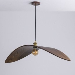 Solid Wood Pendant Light Creative Retro Ceiling Light