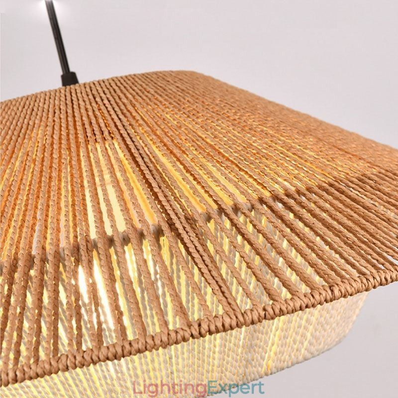 Hemp Rope Pendant Light Hand Woven Ceiling Light