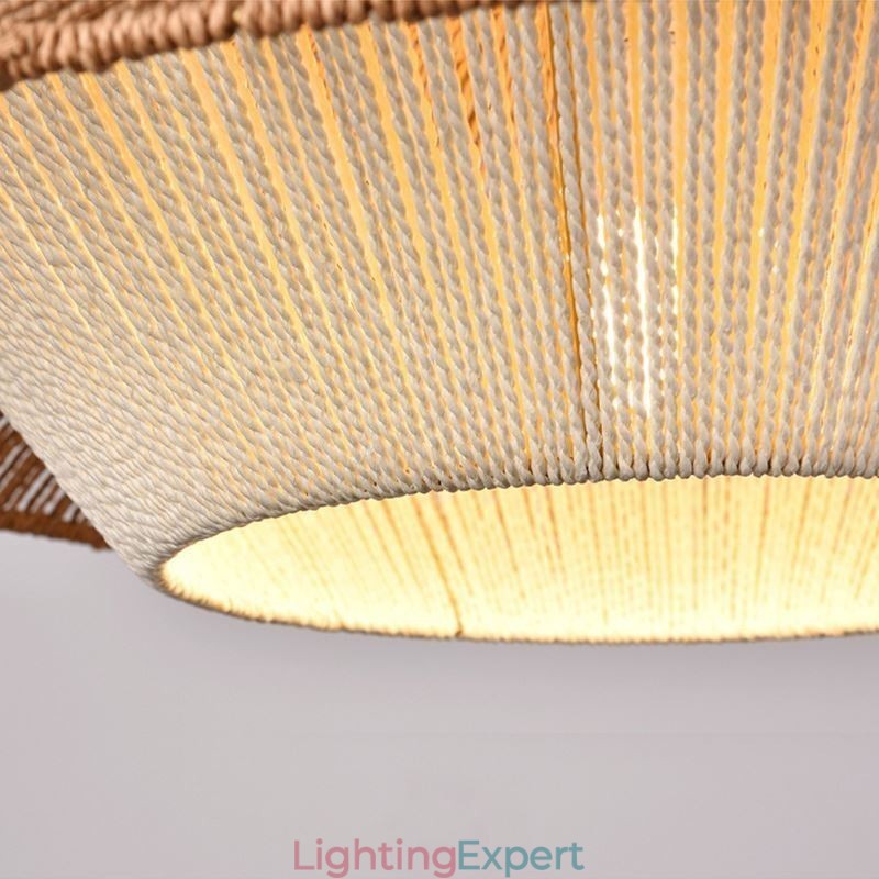 Hemp Rope Pendant Light Hand Woven Ceiling Light