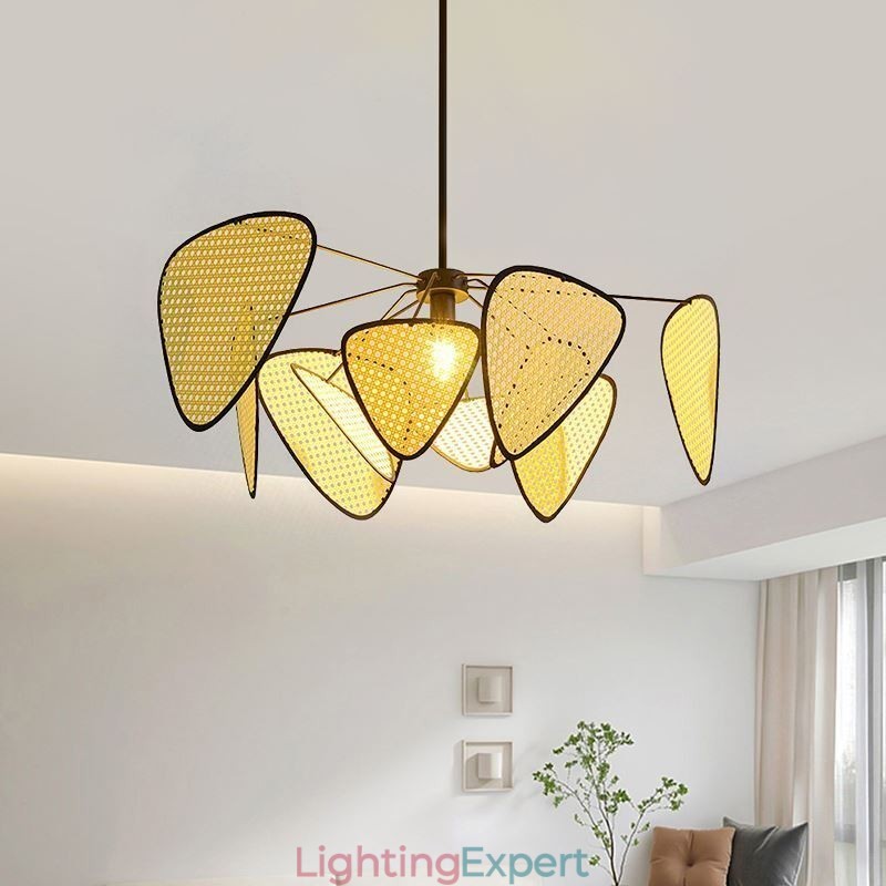 Pendant Light Natural Simple Hand Weaved Ceiling Lamp