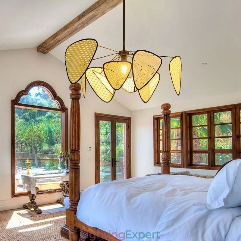 Pendant Light Natural Simple Hand Weaved Ceiling Lamp