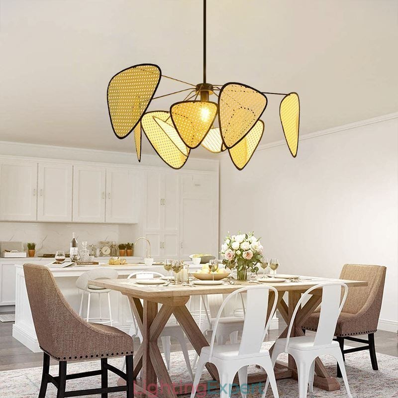 Pendant Light Natural Simple Hand Weaved Ceiling Lamp