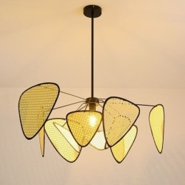 Pendant Light Natural Simple Hand Weaved Ceiling Lamp