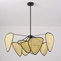 Pendant Light Natural Simple Hand Weaved Ceiling Lamp