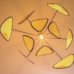 Pendant Light Natural Simple Hand Weaved Ceiling Lamp