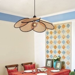 Pendant Light Natural Simple Hand Weaved lamp