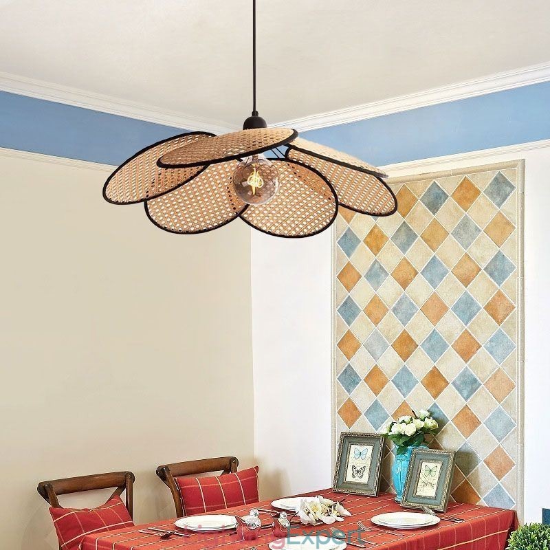 Pendant Light Natural Simple Hand Weaved lamp
