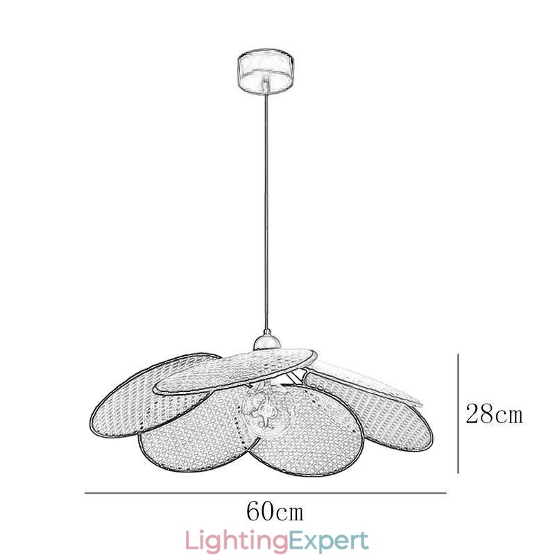 Pendant Light Natural Simple Hand Weaved lamp