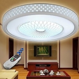 Modern Contemporary Electroplated Metal Flush Mount