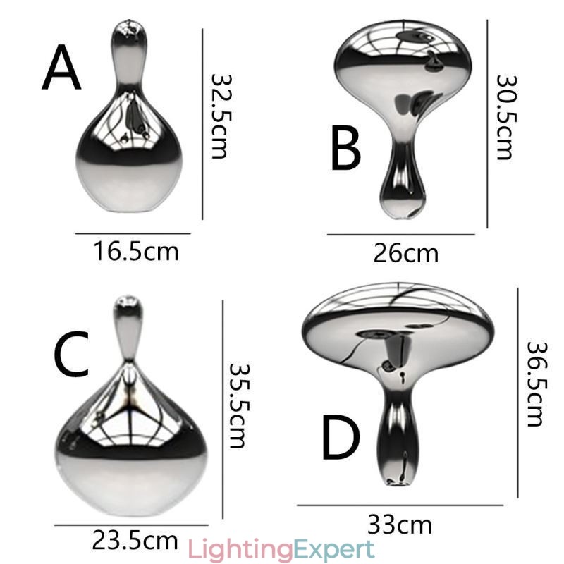 Creative Pendant Light Modern Simple Electroplated Glass Small Ceiling Light