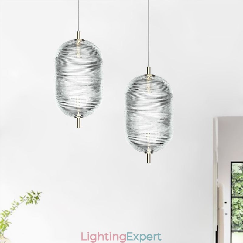 Water Ripple Pendant Light Modern Minimalist Wrought Iron Ceiling Light