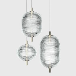 Water Ripple Pendant Light Modern Minimalist Wrought Iron Ceiling Light