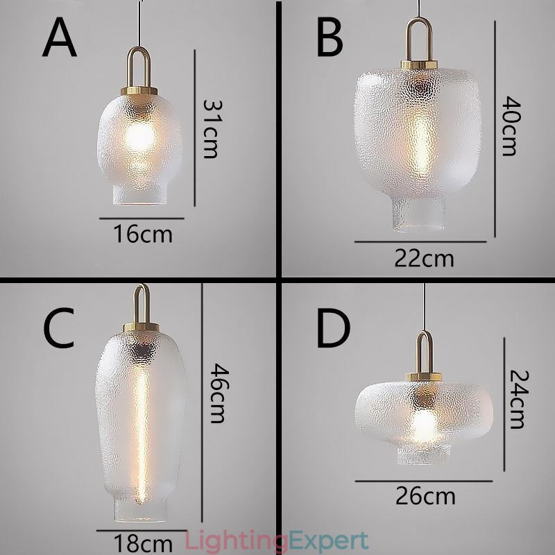 Frosted Glass Pendant Light Modern Minimalist Wrought Iron Ceiling Light