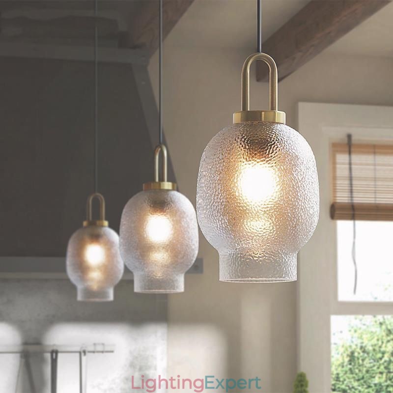 Frosted Glass Pendant Light Modern Minimalist Wrought Iron Ceiling Light