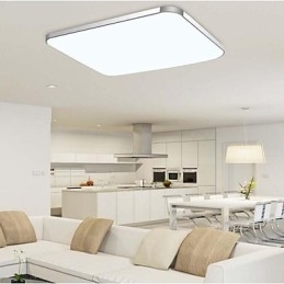 Modern Contemporary Electroplated Metal Flush Mount