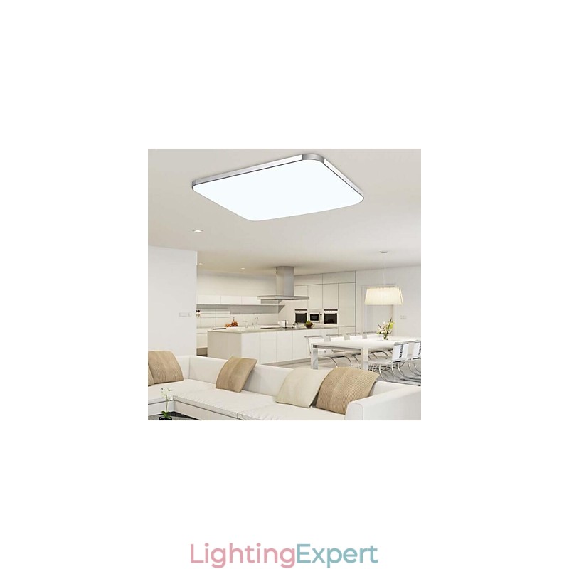 Modern Contemporary Electroplated Metal Flush Mount