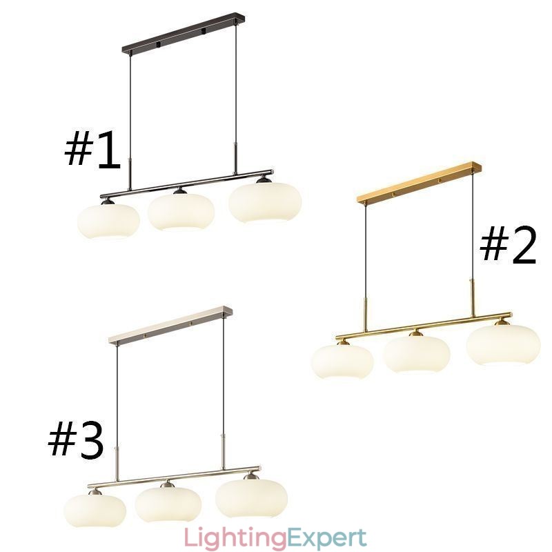 Nordic Glass Pendant Light Creative Wrought Iron Ceiling Light